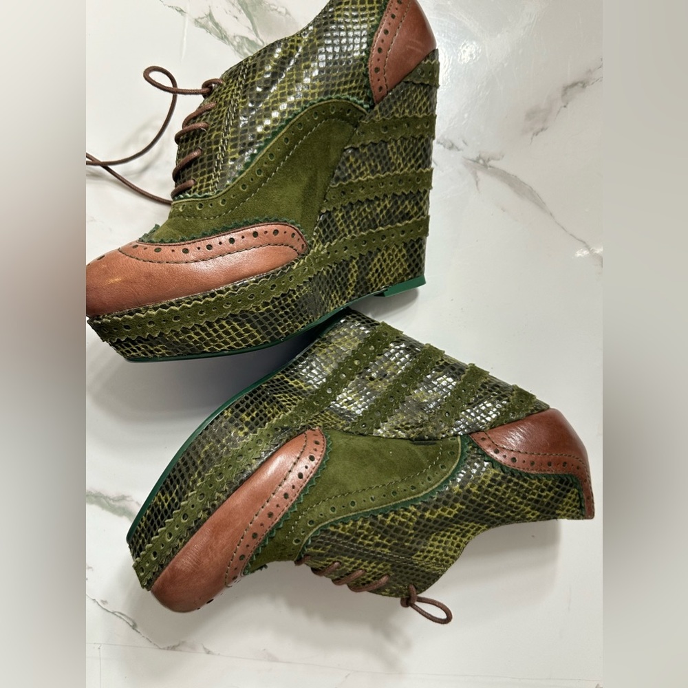 Poetic license wedge women heels